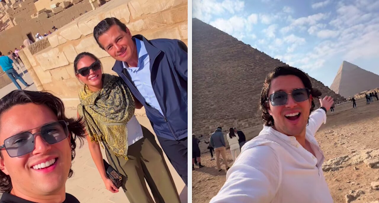 Influencers captan a Enrique Peña Nieto de paseo ¡en Egipto! | Eme equis